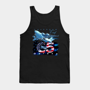 C5 Galaxy Us Air Force Aircraft Tank Top